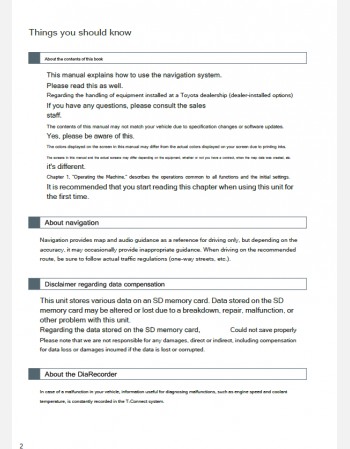 toyota land cruiser 200 series 2019 2020 & 2021 navigation & multimedia system manual